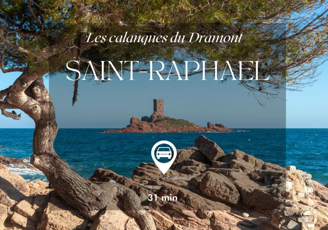 Studio Eclat Marine 3 Etoiles - Vue Mer - Parking-Clim-Plage A 20 Metres - Capitalchic Services Saint-Aygulf Fréjus Eksteriør billede